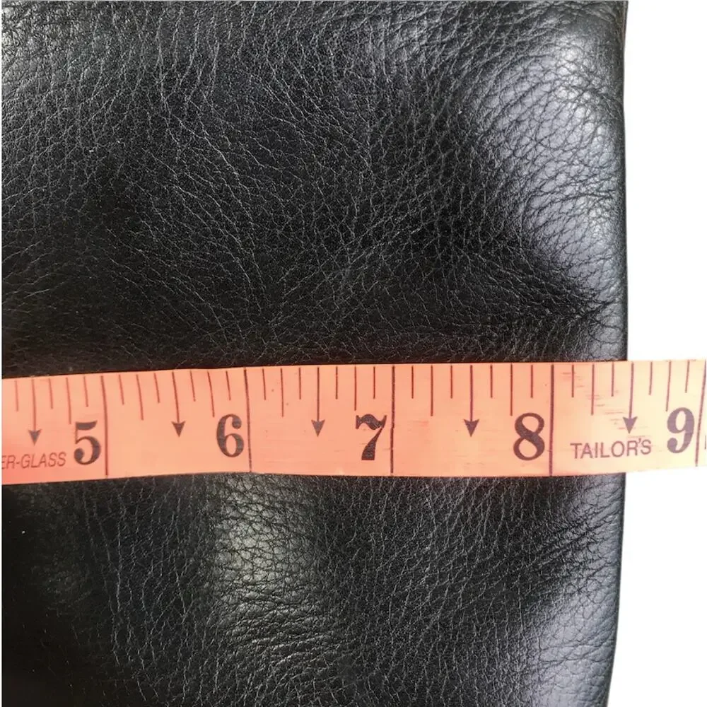 MARGOT Genuine Leather Messenger Crossbody Bag Black Everyday Comfort Travel